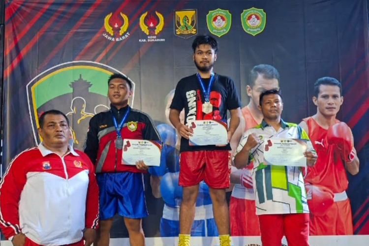 Pertina Kota Tasikmalaya Perlihatkan Taring di Ring Tinju BK Porprov Jabar 2025