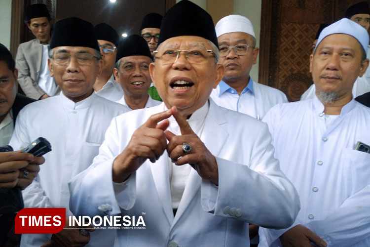 KH Ma'ruf Amin Tegaskan Sudah Tidak Ada Lagi Konflik di PBNU