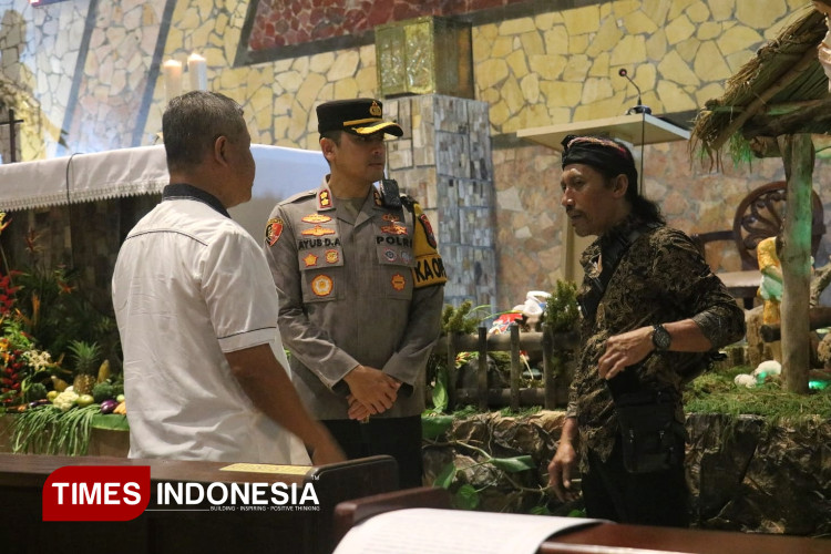 Polres Pacitan Jamin Keamanan Ibadah Natal di Sejumlah Gereja