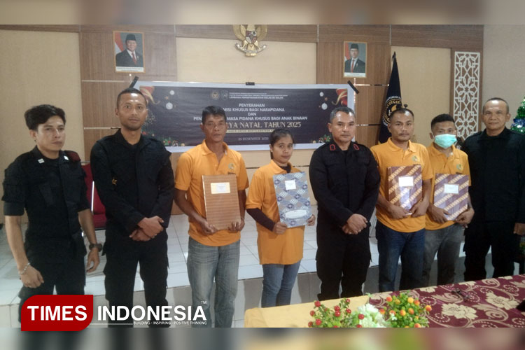 Empat Warga Binaan Lapas Solok Menerima Remisi Khusus pada Natal 2025