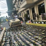 Perangi Narkoba, Polda Banten Hancurkan Ribuan Barang Bukti Ilegal