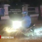 Hujan Berjam-jam, Sejumlah Jalan Kota Pacitan Tergenang Banjir
