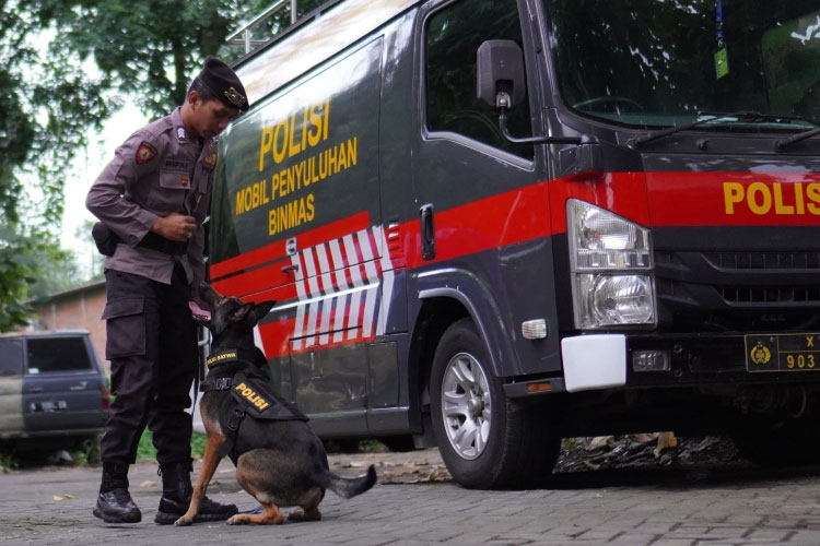 Alice, Satu dari Tiga Anjing K9 Polres Malang yang Siap Turun Saat Mitigasi Bencana