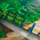 Hujan Deras Sejak Subuh Sebabkan Jembatan Ambruk di Lombok Barat