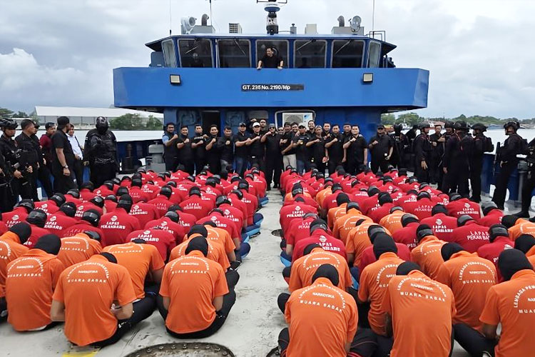 Hingga Akhir 2025, 1.882 Napi Risiko Tinggi Dikirim ke Nusakambangan