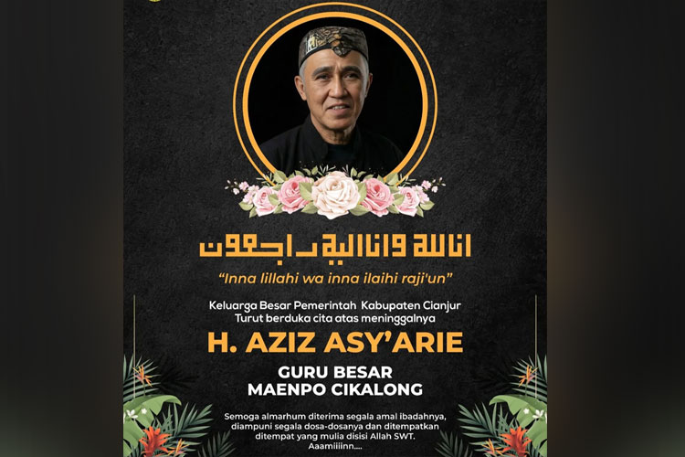 Kabar Duka, Tokoh Pelestari Maenpo Cianjur Aziz Asy’arie Berpulang di Usia 76 Tahun