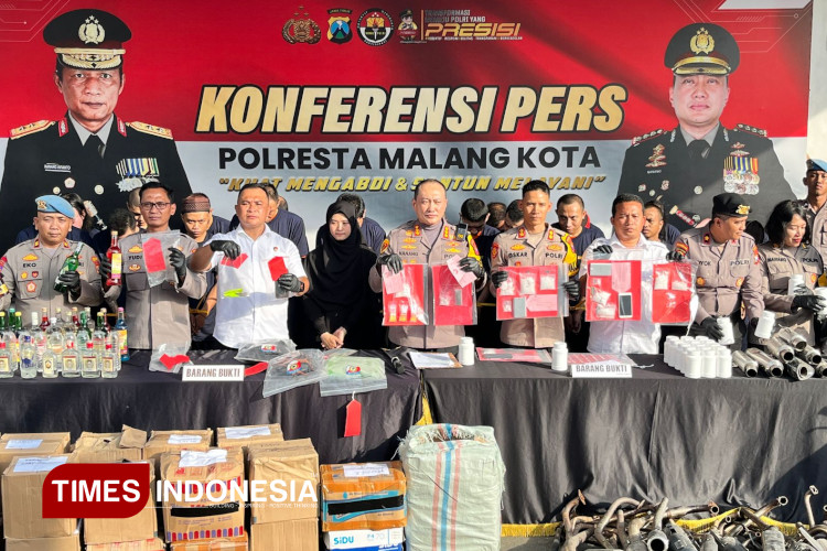 Tingkat Kriminalitas di Kota Malang Turun 41 Persen Sepanjang 2025