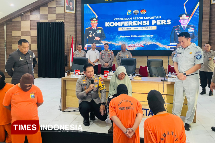 Korban Ditendang dan Uang Dirampas, Polres Magetan Ringkus Komplotan Curas Lansia