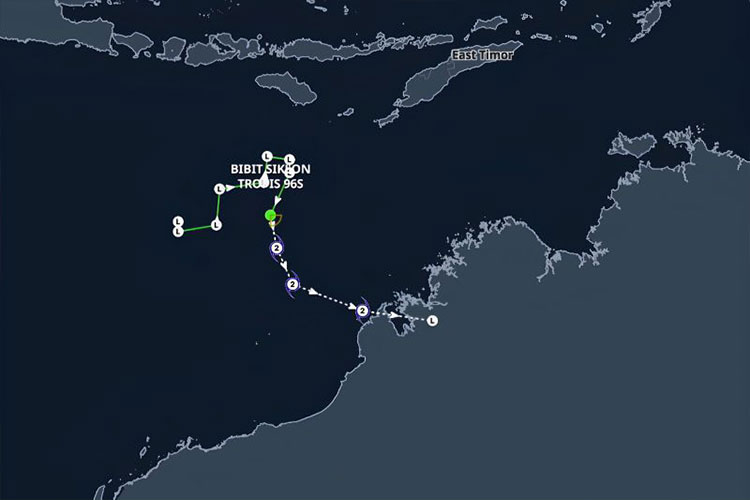 BMKG Imbau Warga NTB Waspadai Cuaca Ekstrem Dampak Bibit Siklon 96S