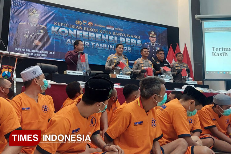 Rapor Kinerja Polresta Banyuwangi 2025: Ribuan Laporan Kriminalitas Dituntaskan