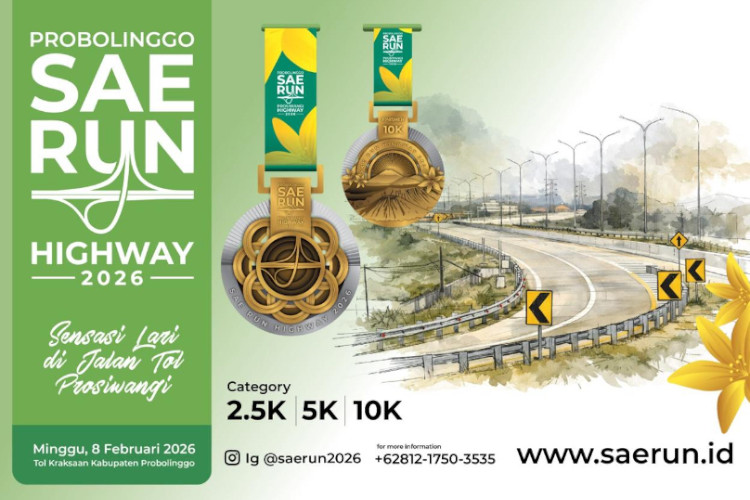 Probolinggo Sae Run 2026 Tawarkan Sensasi Lari Bebas Hambatan di Tol Prosiwangi
