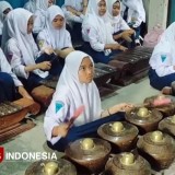 Berbekal Semangat, Siswa SMPN 4 Sudimoro Pacitan Tekun Berlatih Karawitan