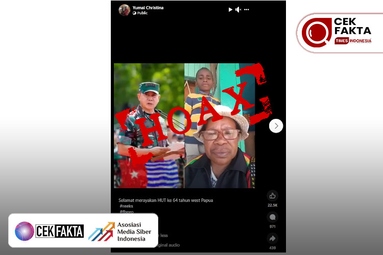 CEK FAKTA: Benarkah Panglima TNI Agus Subianto Ucapkan Selamat Hari Kemerdekaan Papua Barat?