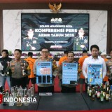Kasus Tindak Pidana Ringan Turun 32,6 Persen di Tahun 2025 di Wilayah Polres Mojokerto Kota