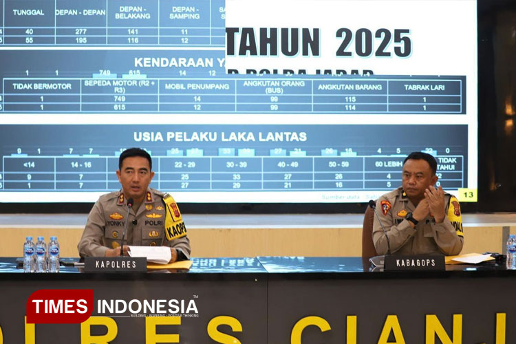Rilis Akhir Tahun Polres Cianjur Catat Penurunan Gangguan Kamtibmas