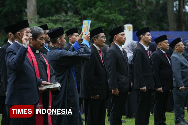 Syarat Makna, 78 ASN Kota Mojokerto Dilantik di Puncak Tidar Jawa Tengah