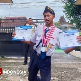 Borong Dua Emas Atletik di Salatiga, Siswa SMPN 4 Pacitan Harumkan Nama Daerah