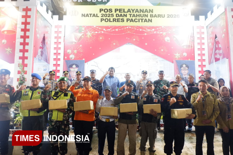 Tahun Berganti Tanpa Insiden, Forkopimda Pacitan Kuasai Titik Rawan