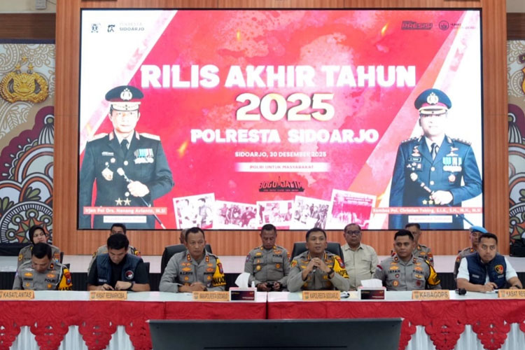 Polresta Sidoarjo: Angka Kriminalitas Turun Selama 2025