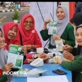 Wujud Mengabdi, Mahasiswa Akafarma Sunan Giri Ponorogo Rutin Cek Kesehatan Gratis untuk Masyarakat
