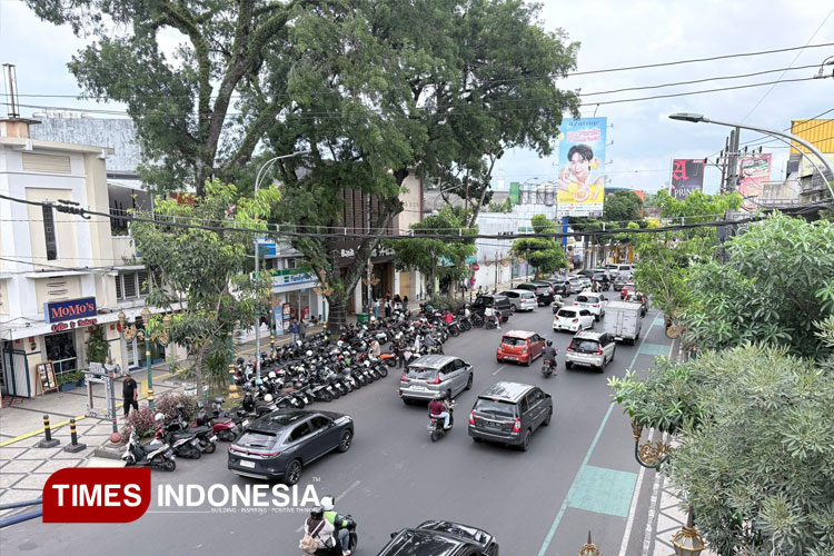 Mulai 7 Januari Parkir Motor Dilarang di Pinggir Jalan Kayutangan Heritage Malang