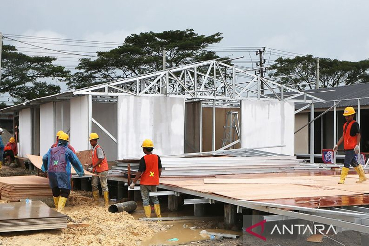 Pemerintah Rampungkan 1.000 Rumah Korban Bencana dalam Sebulan