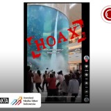 CEK FAKTA: Hoaks! Akuarium Raksasa Pecah di Mal Bandung