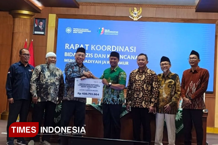Lazismu Kabupaten Malang Serahkan Rp486,7 Juta Donasi Peduli Bencana Sumatera