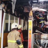 Korsleting, Stan Toko Akik di Jalan Kayoon Terbakar