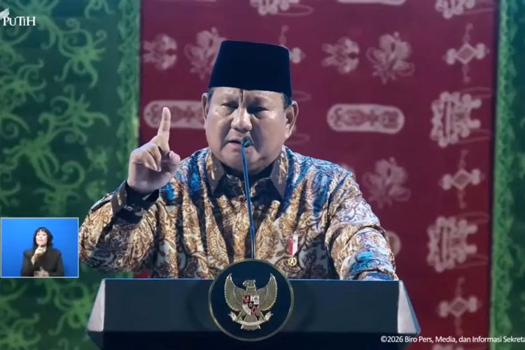 Presiden Prabowo: Saya Terima Kritik dan Koreksi, Tapi Tolak Fitnah dan Kebohongan