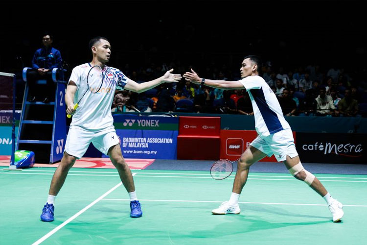 Fajar/Fikri Singkirkan Lee/Lee di Babak Pertama Malaysia Open 2026