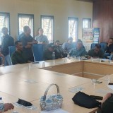 Protes Dugaan Penyimpangan, Warga Desa Wangunjaya Geruduk Kantor Inspektorat Cianjur