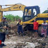 Tanggul Bengawan Solo di Masangan Gresik Mulai Dibangun