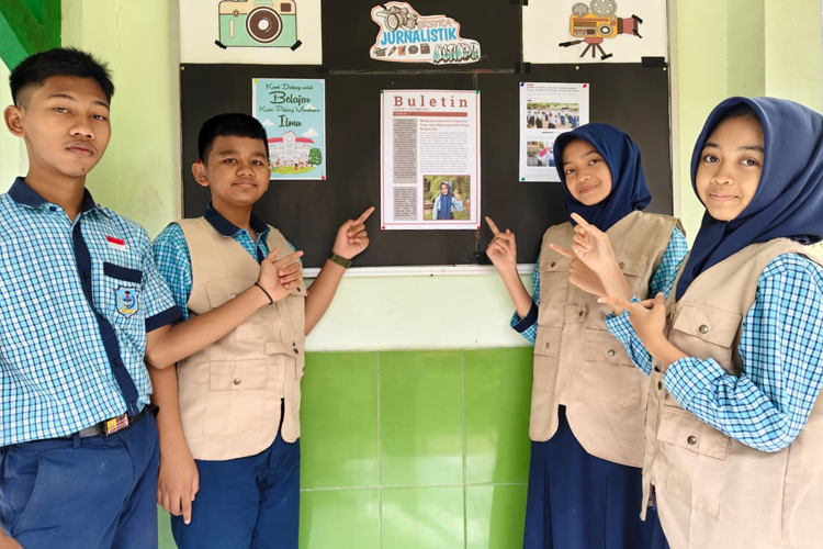 Dorong Jurnalisme Positif, Buletin Siswa SMPN 3 Sudimoro Pacitan Bongkar Cara Belajar Juara