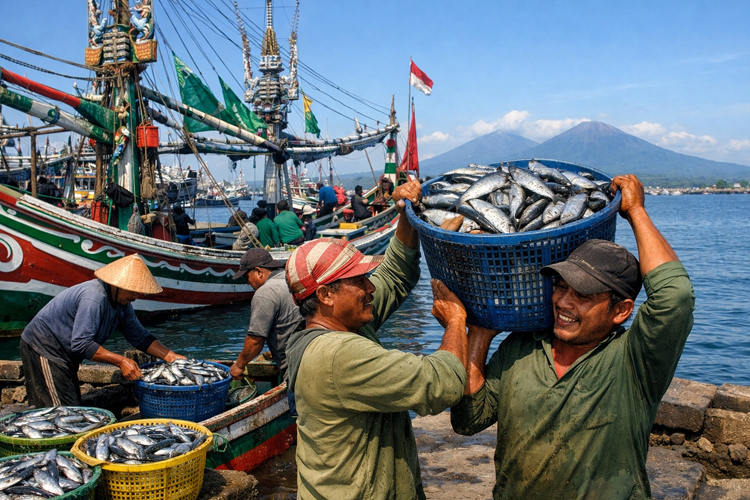 Meski Turun, Produksi Perikanan Banyuwangi Sepanjang 2025 Tembus 89.495 Ton