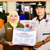 Gubernur Khofifah Pastikan Percepatan Penanganan Banjir di Lamongan