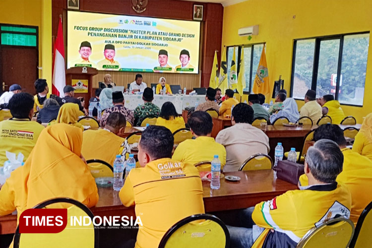 Golkar Sidoarjo Gelar FGD Bahas Solusi Penanganan Banjir