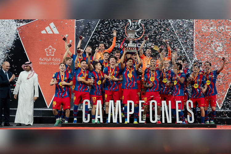 Raphinha Bersinar, Barcelona Kembali Kalahkan Madrid di Final Super Spanyol