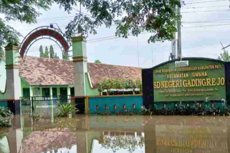 Banjir di Pati, Puluhan Sekolah Terapkan Belajar Daring