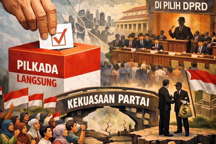 Tajuk Redaksi: Pilkada, Representasi Efisiensi dan Ujian Demokrasi Lokal