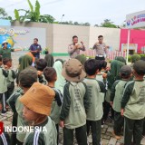 Satlantas Polres Majalengka Ajarkan Anak Usia Dini Mengenal Rambu Lalu Lintas
