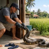 Banyuwangi Diguyur Hujan, Kemunculan Ular di Rumah Warga Kian Marak