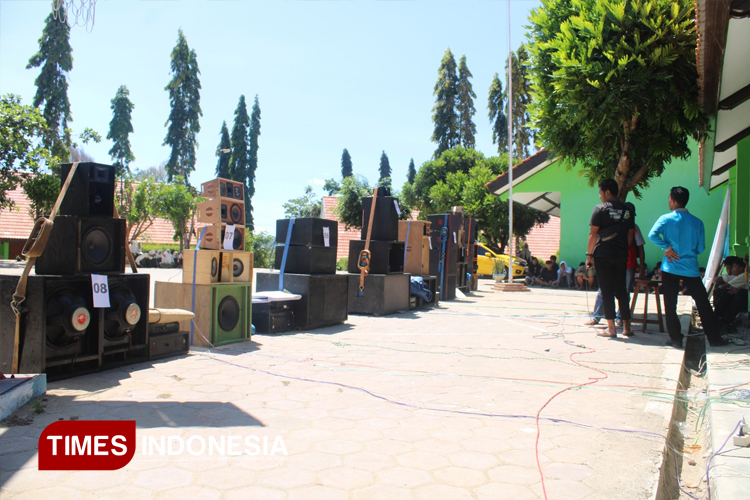 Lomba Sound Horeg Warnai Classmeeting SMPN 3 Tegalombo Pacitan