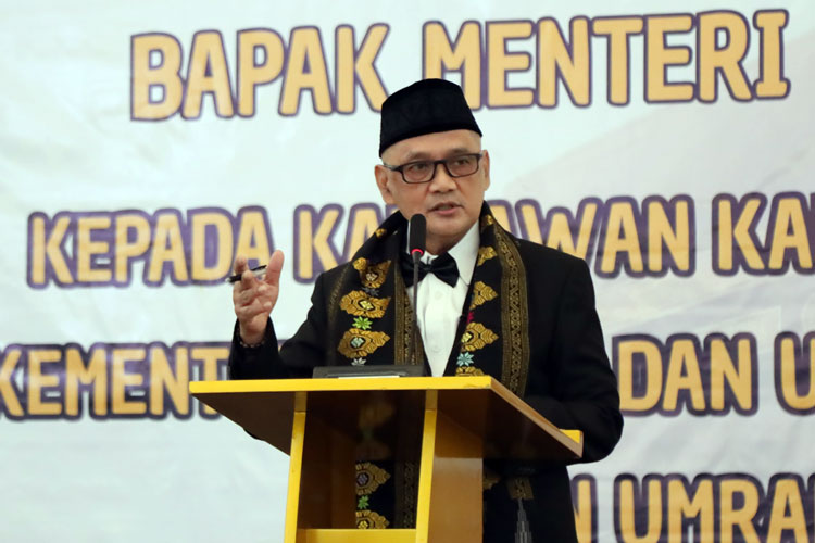 Menhaj Belanja Masalah di Kanwil Kemenhaj NTB