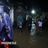 Rumah Warga dan Jalan Terendam Banjir di Gunungsari Maesan Bondowoso