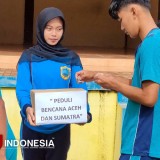 Senam, Donasi hingga Tanam TOGA WarnaiJumat Peduli di SMPN 1 Sudimoro Pacitan