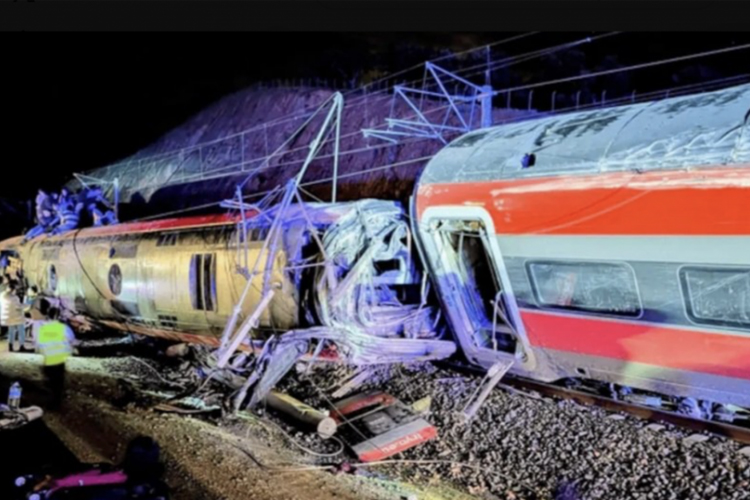 Tabrakan Dua Kereta Cepat di Spanyol Tewaskan Sedikitnya 21 Orang