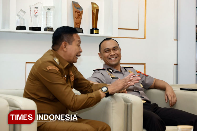 Sepekan Jabat Kapolresta Malang Kota, Kombes Pol Putu Kholis Roadshow ke Forkopimda