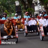 200 Becak Listrik Pemberian Presiden Prabowo Disulap Jadi Becak Wisata Kota Malang
