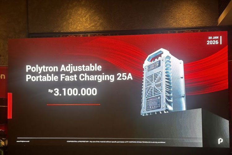 Fast Charging Portabel Polytron: 10 Menit Tambah 10 Km untuk Fox